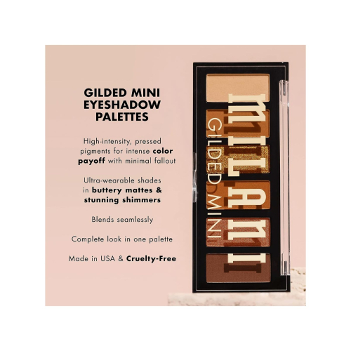 Milani - Paleta de Sombras Gilded Mini - 110: Whiskey Business