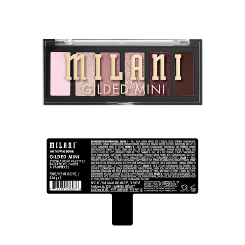Milani - Paleta de sombras Gilded Mini - 140: The Wine Down