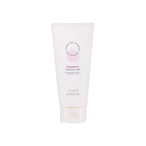 Missha - Espuma de Limpeza Creamy Latte - Strawberry