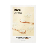 Missha - Máscara Airy Fit Sheet Mask - Rice