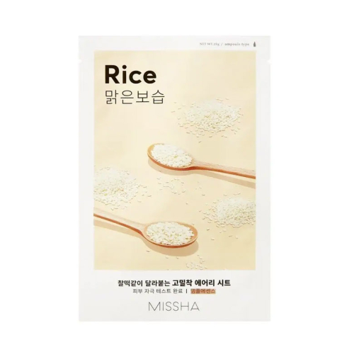 Missha - Máscara Airy Fit Sheet Mask - Rice