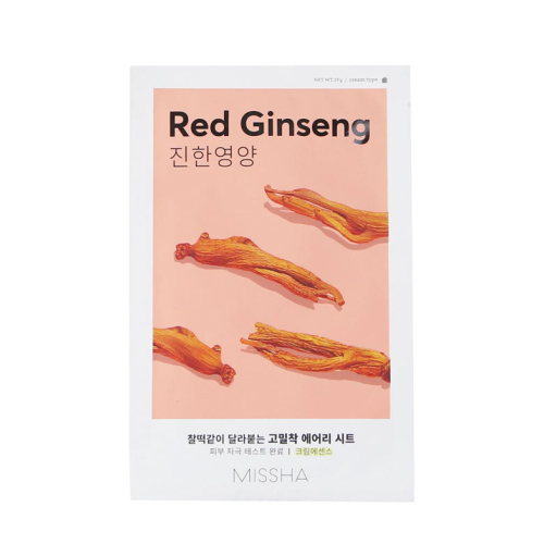 Missha - Máscara Airy Fit Sheet Mask - Red Ginseg