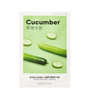 Missha - Máscara Airy Fit Sheet Mask - Cucumber