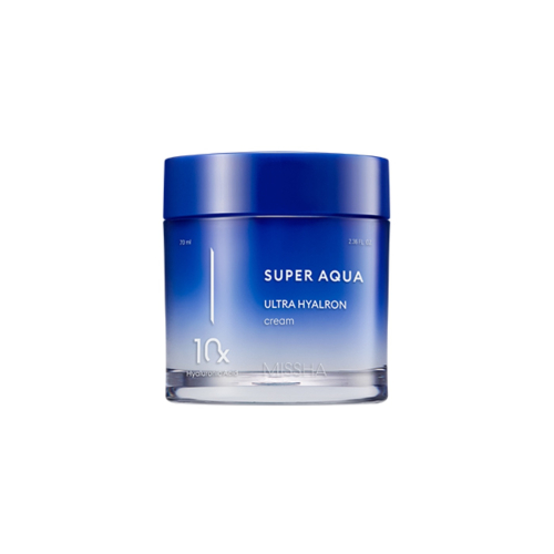 Missha - *Super Aqua* - Creme hidratante facial com ácido hialurônico Ultra Hyalron