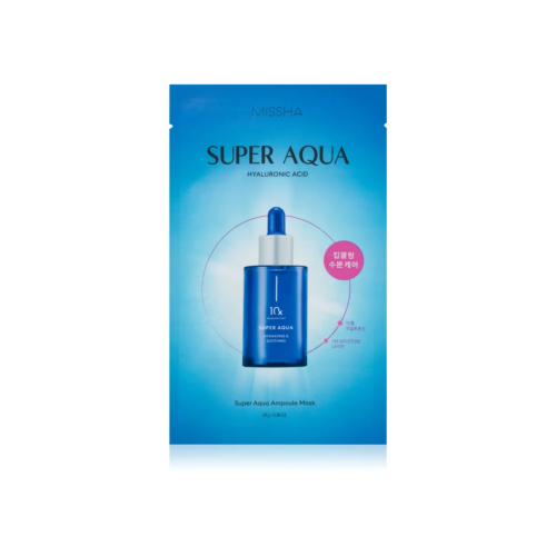 Missha - *Super Aqua* - Máscara facial com ácido hialurônico Ultra Hyalron