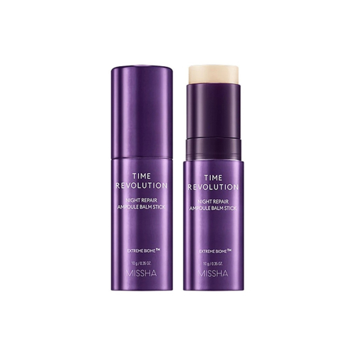 Missha - *Time Revolution* - Soro de ampola reafirmante em stick Night Repair