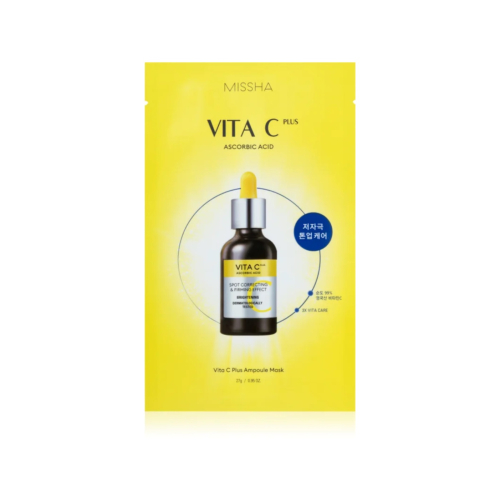 Missha - *Vita C Plus* - Máscara facial iluminadora