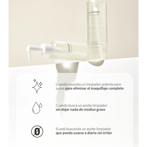 Mixsoon - Óleo de limpeza facial Bean