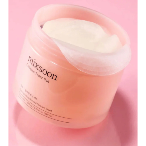 Mixsoon - *Collagen* - Almofadas de toner iluminadoras