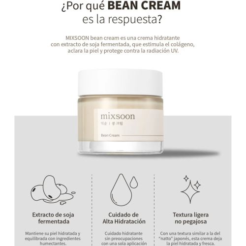 Mixsoon - Creme facial hidratante Bean cream