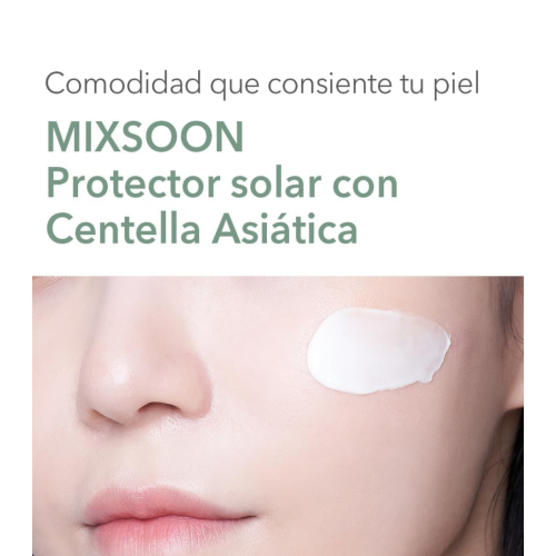 Mixsoon - Protetor Solar Facial com Centella Asiática SPF50+ PA++++