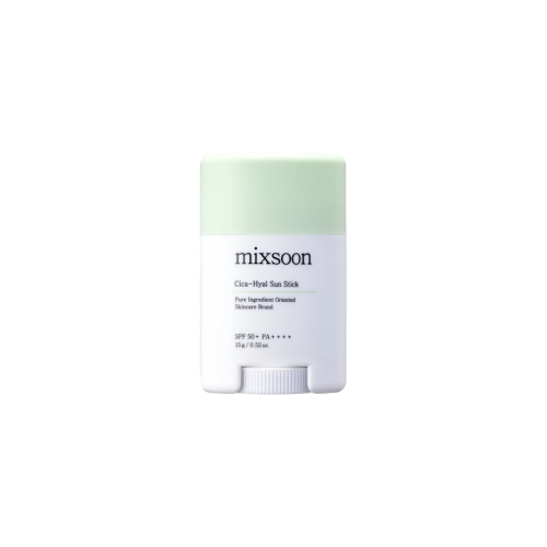Mixsoon - Protetor solar facial em stick Cica Hyal SPF50+ PA++++