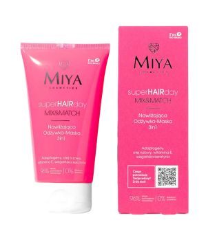 Miya Cosmetics - SuperHAIRday 3 em 1 Máscara Hidratante Natural Condicionador