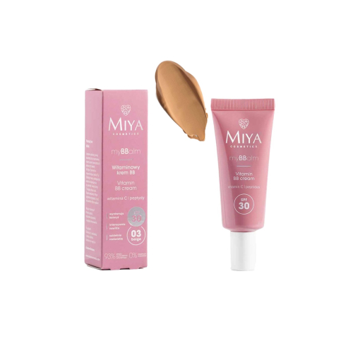 Miya Cosmetics - BB cream vitaminado myBBalm SPF30 - 03: Beige