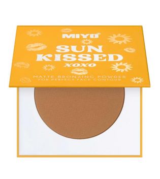 Miyo - Powder Bronzer Sun Kissed - 01: Warm Bronze