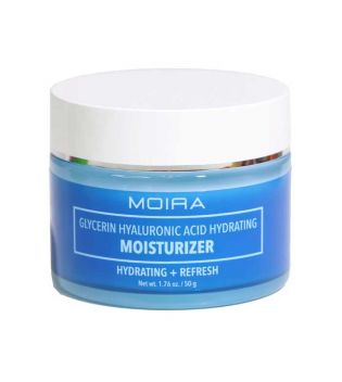 Moira - Creme hidratante e refrescante Moisturizer - Glicerina e ácido hialurónico