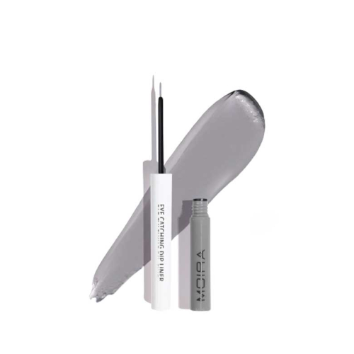 Moira - Delineador waterproof Eye catching Dip Liner - 03: Gray