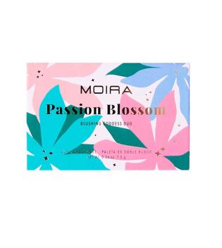 Moira - Duo de Blush em Pó Blushing Goddess - Passion Blossom