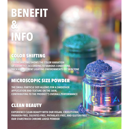 Moira - Pigmentos Soltos Starstruck Chrome Loose Powder - 003: Cosmic Dust