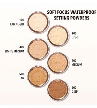 Moira - Pó de fixação compacto Soft Focus Waterproof - 600: Deep