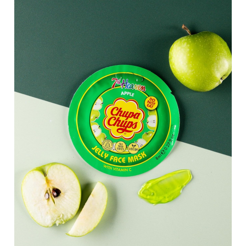 Montagne Jeunesse - 7th Heaven - *Chupa Chups* - Máscara facial Jelly - Maçã