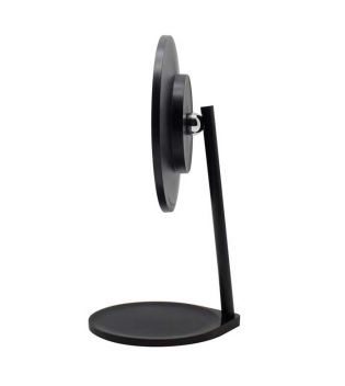 MQBeauty - Espelho de toucador preto recarregável com iluminação LED regulável