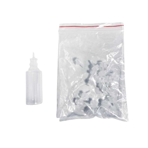 MQBeauty - Bolsa cosmética transparente + 24 frascos de 15ml