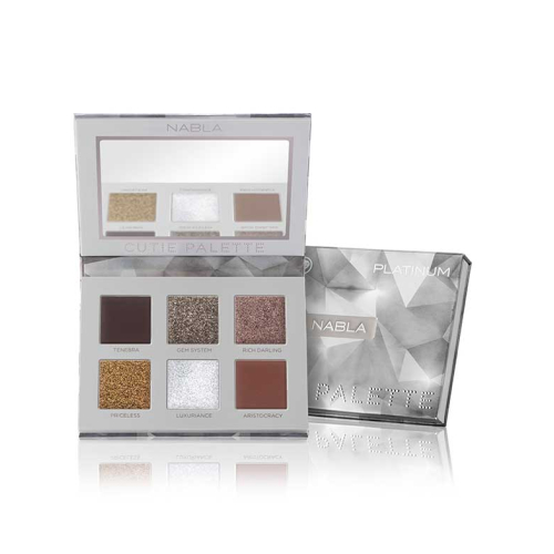 Nabla - *Cutie Collection* - paleta da sombra Cutie Palette - Platinum