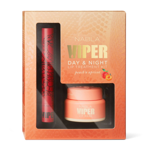 Nabla - Viper Day conjunto de volume labial e Night Lip Treatment Kit - Peach’n apricot