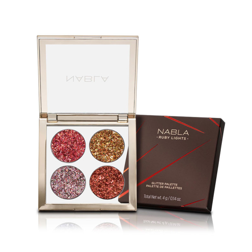 Nabla - *Side by Side* - paleta de brilhos - Ruby Lights