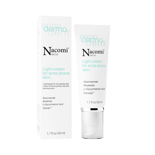 Nacomi - *Dermo* - Creme de rosto leve - Pele com acne