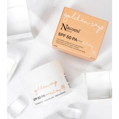 Nacomi - *Next Lvl* - Creme facial antirrugas SPF50 PA++++ Golden Rays Holiday
