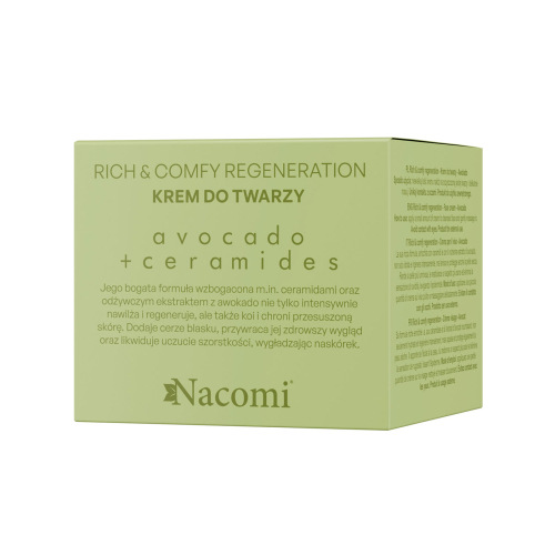 Nacomi - *Rich & Comfy Regeneration* - Creme facial regenerador com abacate e ceramidas