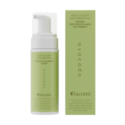 Nacomi - *Rich & Comfy Regeneration* - Espuma de limpeza facial com abacate