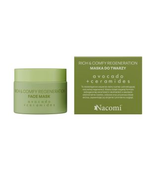 Nacomi - *Rich & Comfy Regeneration* - Máscara facial regeneradora com abacate e ceramidas