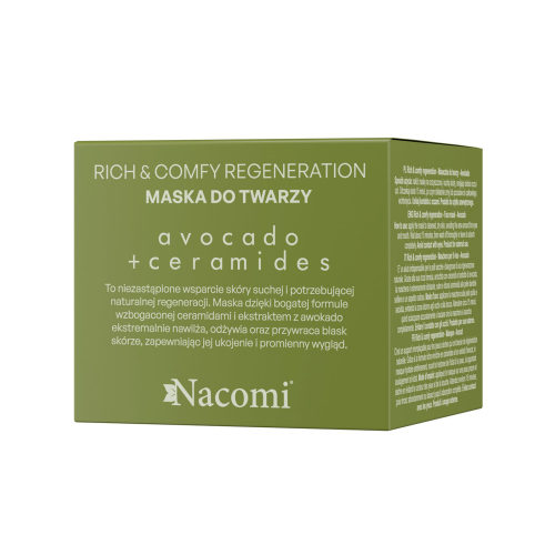 Nacomi - *Rich & Comfy Regeneration* - Máscara facial regeneradora com abacate e ceramidas