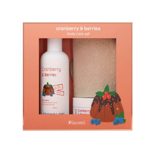 Nacomi - Conjunto de presentes para cuidados com o corpo - Berry Special Christmas
