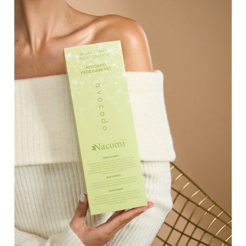 Nacomi - Conjunto de presentes para cuidados faciais - Avocado Rich and Comfy Regeneration