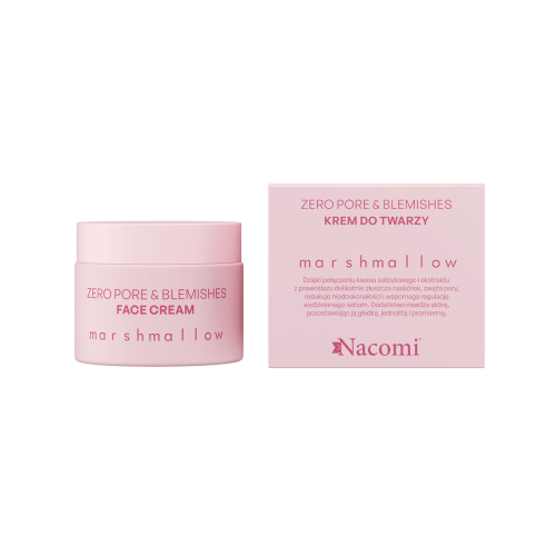 Nacomi - *Zero Pore & Blemishes* - Creme Facial com Ácido Salicílico e Marshmallow