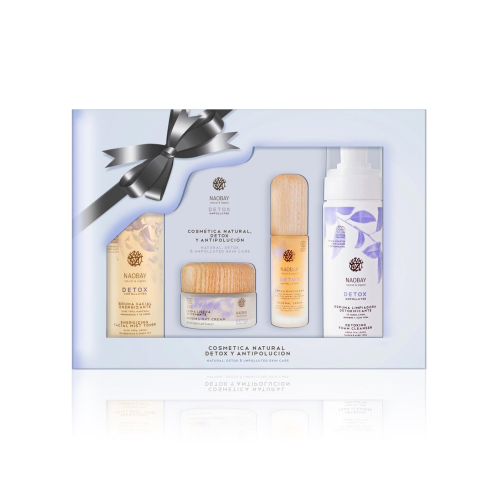 Naobay - Conjunto natural de cuidado facial, detox e antipoluição