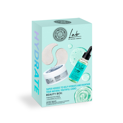 Natura Siberica - *Lab* - Conjunto para presente Soro facial adesivos para contorno de olhos