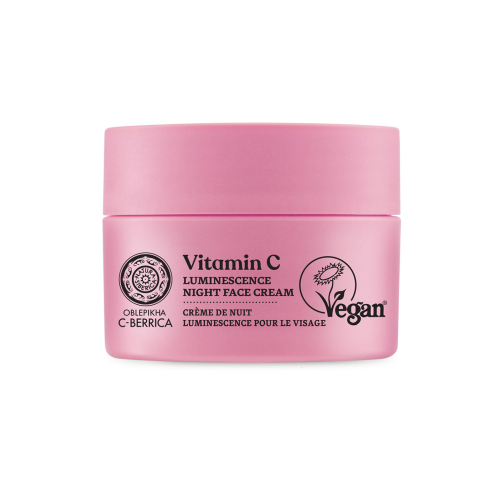 Natura Siberica - *Oblepikha C-Berrica* - Creme facial noturno iluminador com vitamina C
