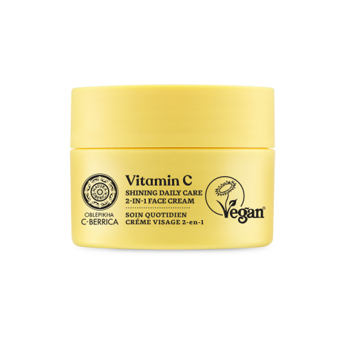 Natura Siberica - *Oblepikha C-Berrica* - Creme facial iluminador diário 2 em 1 Vitamina C