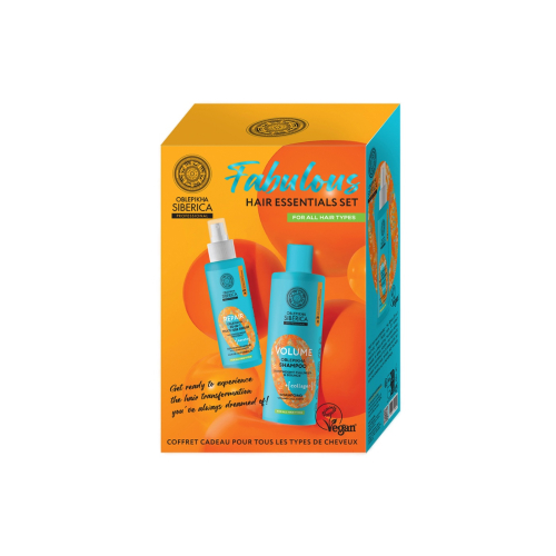 Natura Siberica - Set Oblepikha shampoo + sérum Fabulous conjunto de cabelo - Para todos os tipos de cabelo