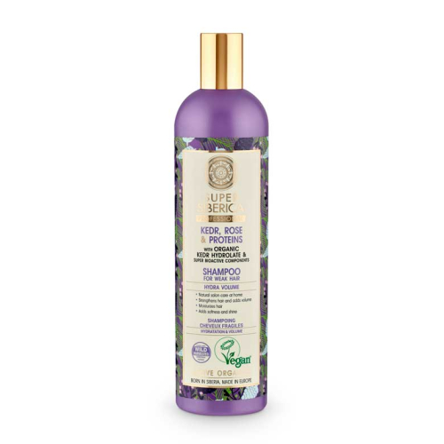 Natura Siberica - * Super Siberica * - Shampoo para cabelos fracos - Pinho, rosa e proteínas