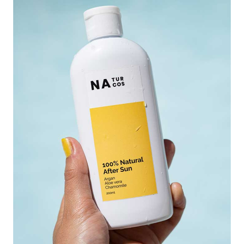 Naturcos - Loção After sun 100% natural - Argan, aloe vera, camomila