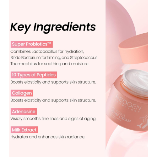 Neogen - Creme Facial Suavizante Dermalogy Probiotics Relief