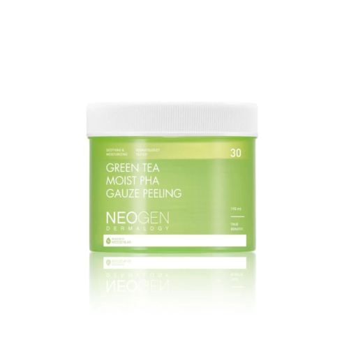 Neogen - Discos Esfoliantes Faciais - Green Tea Moist Pha Gauze Peeling