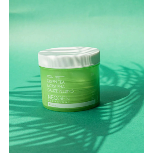 Neogen - Discos Esfoliantes Faciais - Green Tea Moist Pha Gauze Peeling