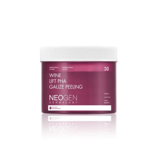 Neogen - Discos Esfoliantes Faciais - Wine Lift Pha Gauze Peeling